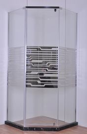 Πόρτα άξονα μορφής Dimond γυαλιού καθρεφτών συνημμένων ντους τεταρτημόριων συνήθειας 900MM