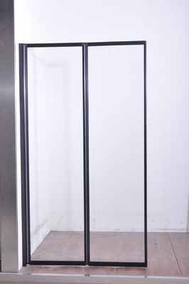 μαύρος   Συρόμενη 6mm μετριασμένη πόρτα 1200X1950mm ντους γυαλιού