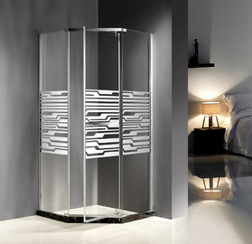 Πόρτα άξονα μορφής Dimond γυαλιού καθρεφτών συνημμένων ντους τεταρτημόριων συνήθειας 900MM